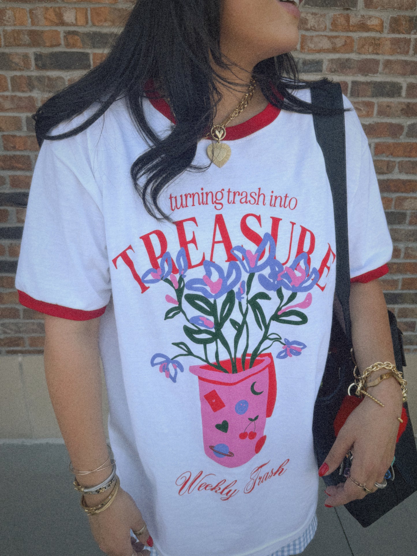 Turning trash into TREASURE tee